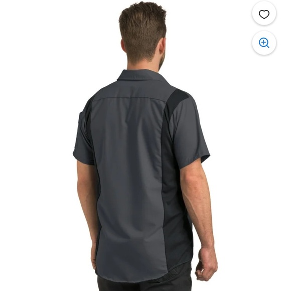 Red Kap Men’s Short Sleeve Performance Plus Shop Shirt M - Picture 3 of 14